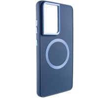 TPU чохол Bonbon Metal Style with MagSafe для Samsung Galaxy S23 Ultra Синій / Cosmos Blue