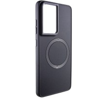 TPU чохол Bonbon Metal Style with MagSafe для Samsung Galaxy S23 Ultra Чорний / Black