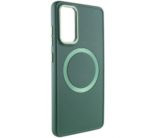 TPU чохол Bonbon Metal Style with MagSafe для Samsung Galaxy S23+ Зелений / Army Green TPU чохол Bonbon Metal Style with MagSafe для Samsung Galaxy S23+ Зелений / Army Green