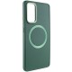 TPU чохол Bonbon Metal Style with MagSafe для Samsung Galaxy S23+ Зелений / Army Green