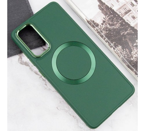 TPU чохол Bonbon Metal Style with MagSafe для Samsung Galaxy S23+ Зелений / Army Green TPU чохол Bonbon Metal Style with MagSafe для Samsung Galaxy S23+ Зелений / Army Green