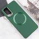TPU чохол Bonbon Metal Style with MagSafe для Samsung Galaxy S23+ Зелений / Army Green