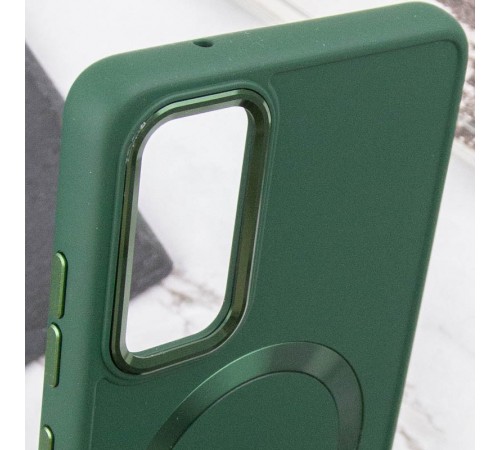 TPU чохол Bonbon Metal Style with MagSafe для Samsung Galaxy S23+ Зелений / Army Green TPU чохол Bonbon Metal Style with MagSafe для Samsung Galaxy S23+ Зелений / Army Green