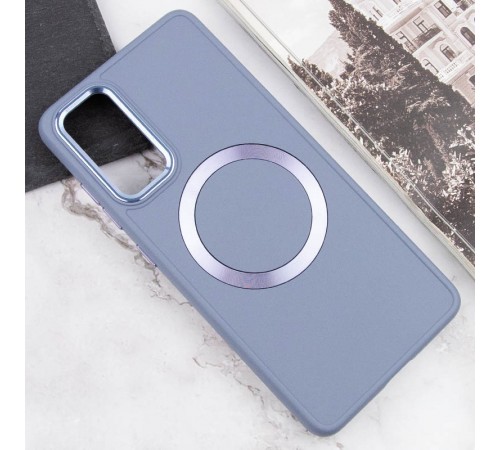 TPU чохол Bonbon Metal Style with MagSafe для Samsung Galaxy S23+ Сірий / Lavender TPU чохол Bonbon Metal Style with MagSafe для Samsung Galaxy S23+ Сірий / Lavender