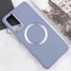 TPU чохол Bonbon Metal Style with MagSafe для Samsung Galaxy S23+ Сірий / Lavender