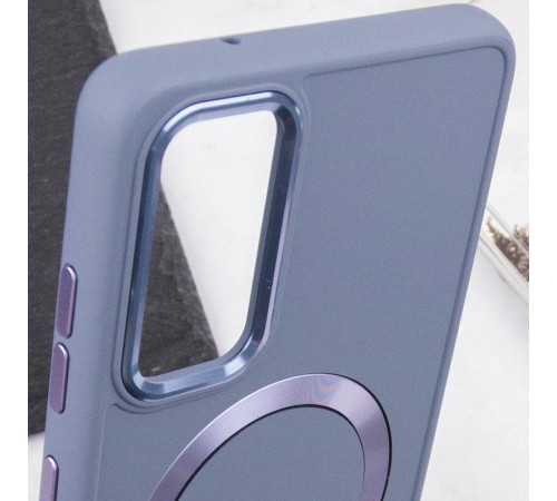 TPU чохол Bonbon Metal Style with MagSafe для Samsung Galaxy S23+ Сірий / Lavender TPU чохол Bonbon Metal Style with MagSafe для Samsung Galaxy S23+ Сірий / Lavender
