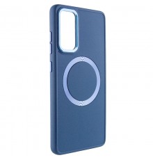 TPU чохол Bonbon Metal Style with MagSafe для Samsung Galaxy S23+ Синій / Cosmos Blue