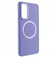 TPU чохол Bonbon Metal Style with MagSafe для Samsung Galaxy S23+ Бузковий / Dasheen