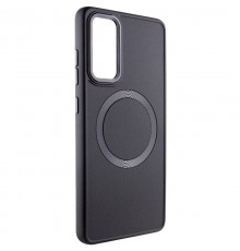 TPU чохол Bonbon Metal Style with MagSafe для Samsung Galaxy S23+ Чорний / Black