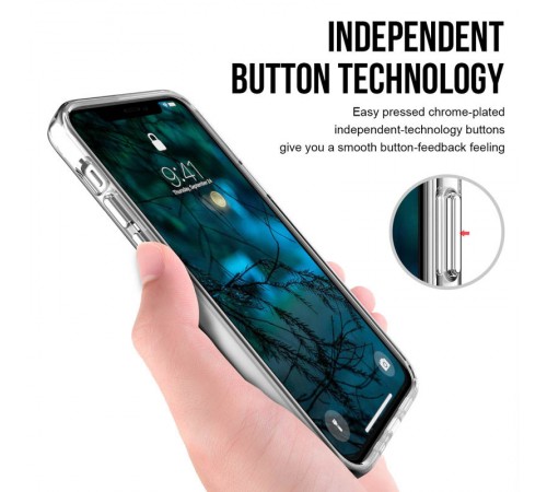 Чохол TPU Space Case transparent для Apple iPhone 15 Pro (6.1") Прозорий Чохол TPU Space Case transparent для Apple iPhone 15 Pro (6.1") Прозорий