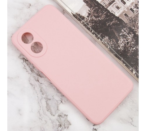 Силіконовий чохол Candy Full Camera для Oppo A58 4G Рожевий / Pink Sand Силіконовий чохол Candy Full Camera для Oppo A58 4G Рожевий / Pink Sand