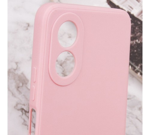 Силіконовий чохол Candy Full Camera для Oppo A58 4G Рожевий / Pink Sand Силіконовий чохол Candy Full Camera для Oppo A58 4G Рожевий / Pink Sand