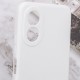 Силіконовий чохол Candy Full Camera для Oppo A78 4G Білий / White