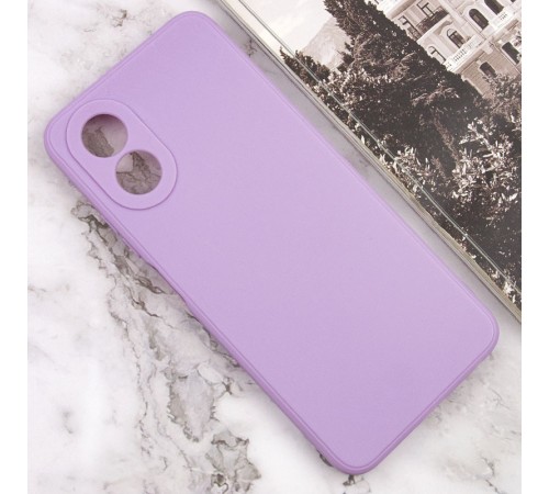 Силіконовий чохол Candy Full Camera для Oppo A78 4G Бузковий / Dasheen Силіконовий чохол Candy Full Camera для Oppo A78 4G Бузковий / Dasheen