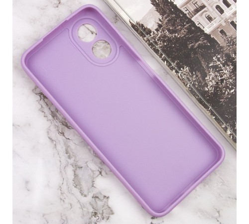 Силіконовий чохол Candy Full Camera для Oppo A78 4G Бузковий / Dasheen Силіконовий чохол Candy Full Camera для Oppo A78 4G Бузковий / Dasheen