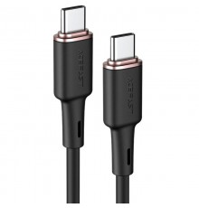 Дата кабель Acefast C2-03 USB-C to USB-C zinc alloy silicone (1.2m) Black