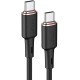 Дата кабель Acefast C2-03 USB-C to USB-C zinc alloy silicone (1.2m) Black
