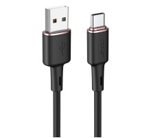 Дата кабель Acefast C2-04 USB to Type-C 3A (1.2m) Black