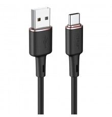Дата кабель Acefast C2-04 USB to Type-C 3A (1.2m) Black