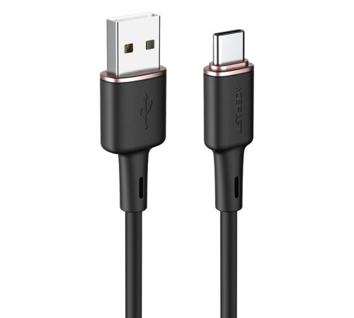 Дата кабель Acefast C2-04 USB to Type-C 3A (1.2m) Black