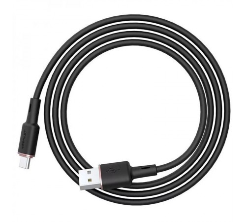 Дата кабель Acefast C2-04 USB to Type-C 3A (1.2m) Black