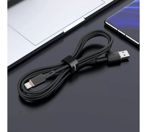 Дата кабель Acefast C2-04 USB to Type-C 3A (1.2m) Black