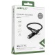 Перехідник Acefast MFI C1-05 Lightning to 3.5mm aluminum alloy Black