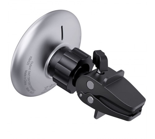 Автотримач з БЗП Acefast D3 magnetic wireless Silver