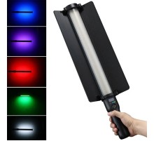 Світлодіодна LED лампа RGB stick light SL-60 with remote control + battery Black