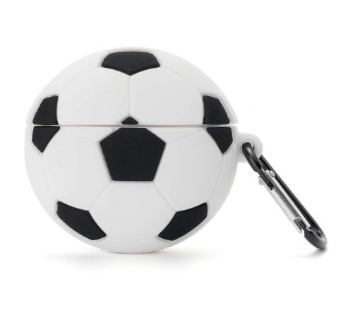 Силіконовий футляр Brand для навушників AirPods 3 + карабін Football Силіконовий футляр Brand для навушників AirPods 3 + карабін Football