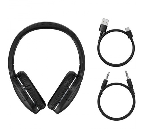Накладні бездротові навушники Baseus Encok Wireless headphone D02 Pro (NGTD01030) Black