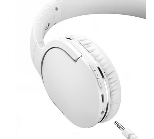 Накладні бездротові навушники Baseus Encok Wireless headphone D02 Pro (NGTD01030) White Накладні бездротові навушники Baseus Encok Wireless headphone D02 Pro (NGTD01030) White