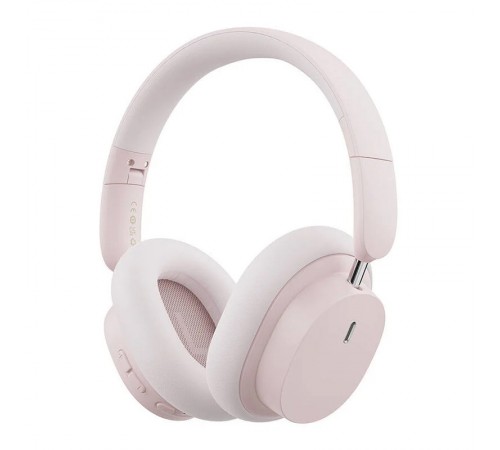 Накладні бездротові навушники Baseus Bowie D05 Wireless Headphones (NGTD02021) Baby Pink Накладні бездротові навушники Baseus Bowie D05 Wireless Headphones (NGTD02021) Baby Pink