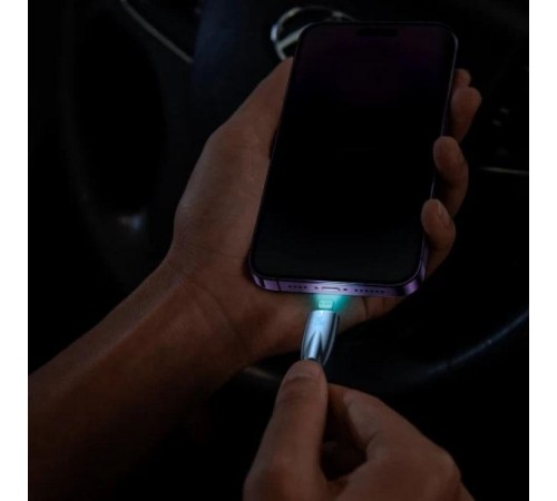 Дата кабель Baseus Glimmer Series Fast Charging Data Cable Type-C to Lightning 20W 1m (CADH000001) Black