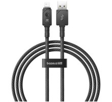 Дата кабель Baseus Unbreakable Series Fast Charging USB to Lightning 2.4A 1m (P10355802111-0) Black