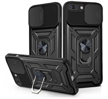 Ударостійкий чохол Camshield Serge Ring для Apple iPhone 7 plus / 8 plus (5.5") Чорний