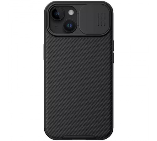 Карбонова накладка Nillkin CamShield Pro для Apple iPhone 15 (6.1") Black Карбонова накладка Nillkin CamShield Pro для Apple iPhone 15 (6.1") Black