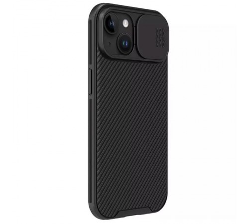 Карбонова накладка Nillkin CamShield Pro для Apple iPhone 15 (6.1") Black Карбонова накладка Nillkin CamShield Pro для Apple iPhone 15 (6.1") Black