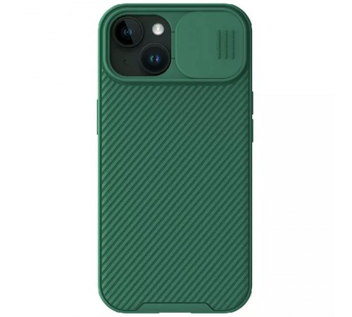 Карбонова накладка Nillkin CamShield Pro Magnetic для Apple iPhone 15 (6.1") Deep Green Карбонова накладка Nillkin CamShield Pro Magnetic для Apple iPhone 15 (6.1") Deep Green