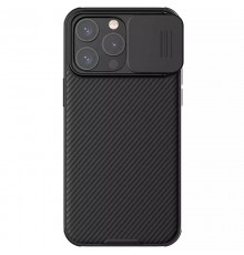 Карбонова накладка Nillkin CamShield Pro Magnetic для Apple iPhone 15 Pro Max (6.7") Black