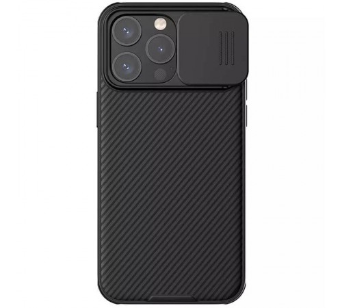 Карбонова накладка Nillkin CamShield Pro Magnetic для Apple iPhone 15 Pro Max (6.7") Black Карбонова накладка Nillkin CamShield Pro Magnetic для Apple iPhone 15 Pro Max (6.7") Black
