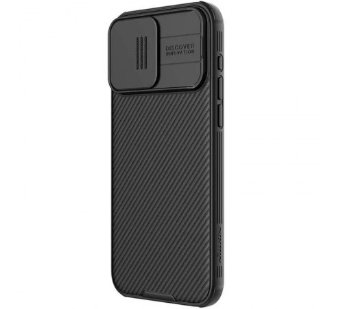 Карбонова накладка Nillkin CamShield Pro Magnetic для Apple iPhone 15 Pro Max (6.7") Black Карбонова накладка Nillkin CamShield Pro Magnetic для Apple iPhone 15 Pro Max (6.7") Black