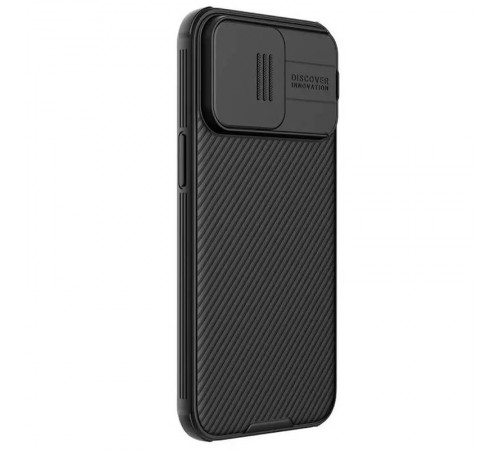 Карбонова накладка Nillkin CamShield Pro Magnetic для Apple iPhone 15 Pro Max (6.7") Black Карбонова накладка Nillkin CamShield Pro Magnetic для Apple iPhone 15 Pro Max (6.7") Black