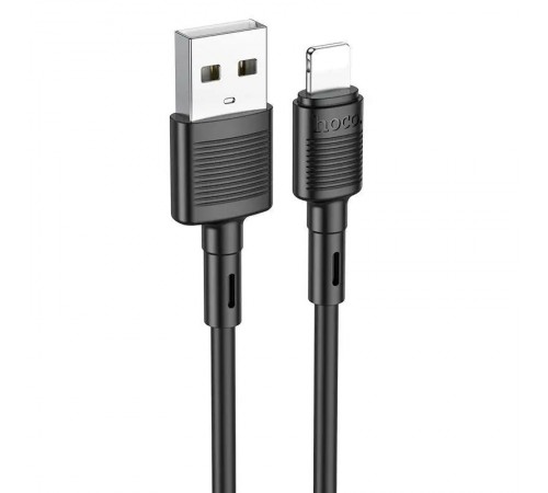 Дата кабель Hoco X83 Victory USB to Lightning (1m) Black
