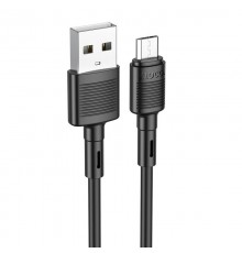 Дата кабель Hoco X83 Victory USB to MicroUSB (1m) Black