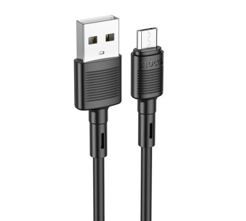 Дата кабель Hoco X83 Victory USB to MicroUSB (1m) Black