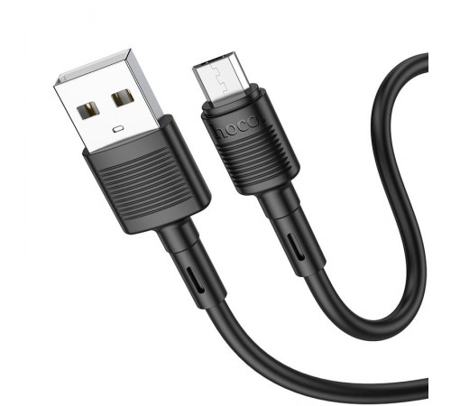 Дата кабель Hoco X83 Victory USB to MicroUSB (1m) Black