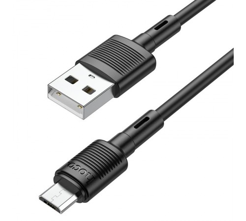 Дата кабель Hoco X83 Victory USB to MicroUSB (1m) Black