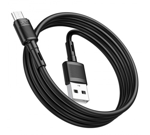 Дата кабель Hoco X83 Victory USB to MicroUSB (1m) Black