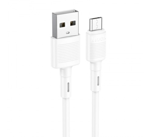 Дата кабель Hoco X83 Victory USB to MicroUSB (1m) White
